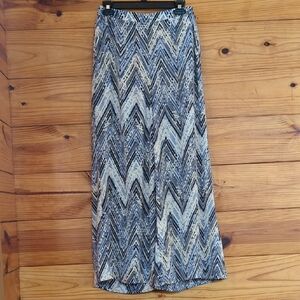 ASTR The Label Chevron Wide Leg Flowy Pants Medium